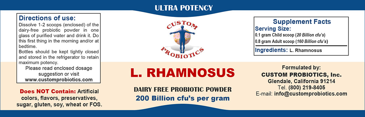 L. Rhamnosus Custom Probiotics